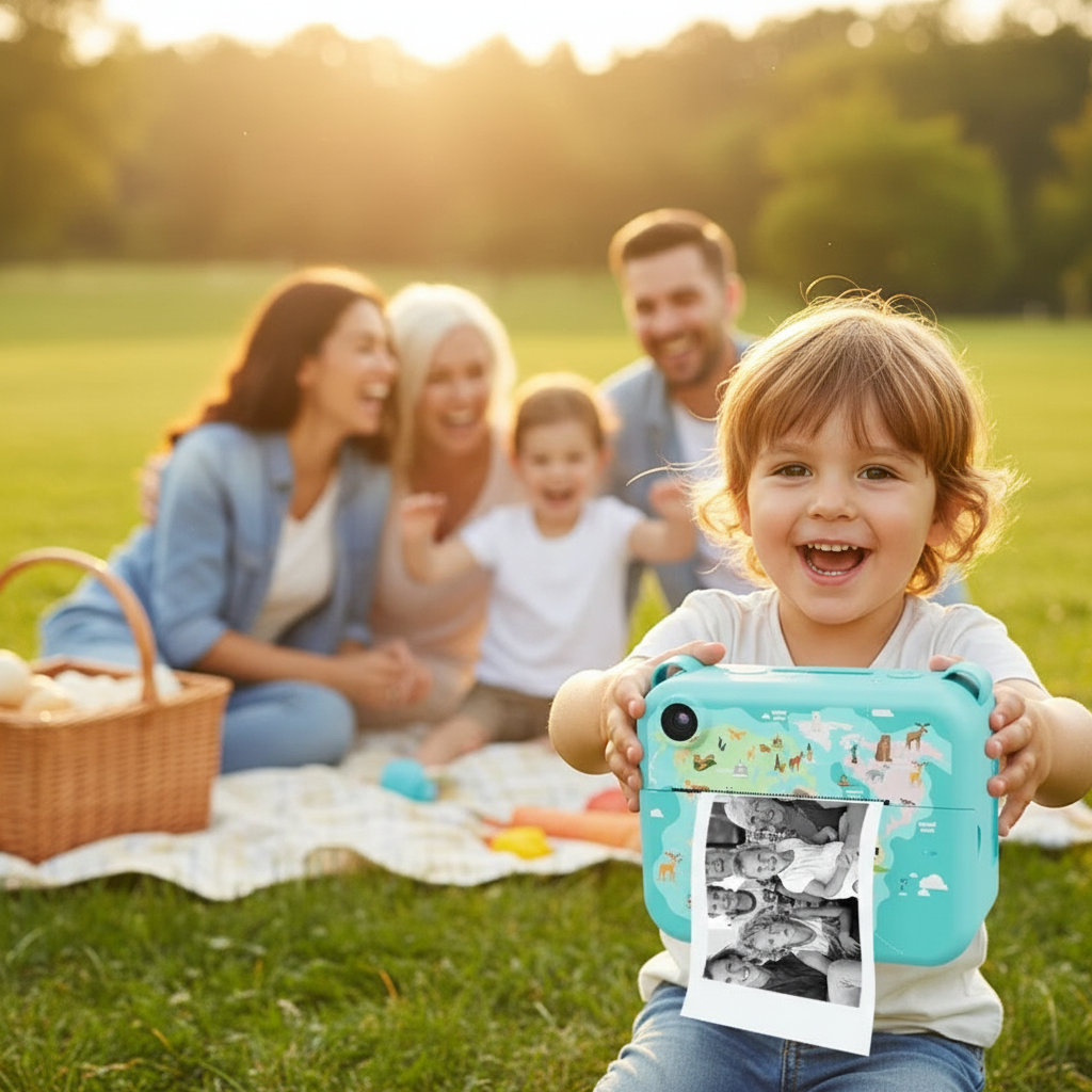 Kids Camera with Instant Printer