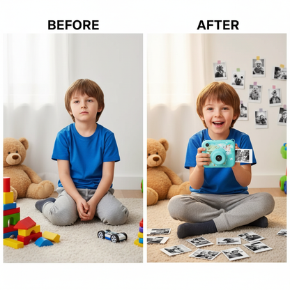 Kids Camera with Instant Printer